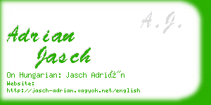 adrian jasch business card